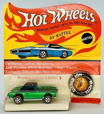 1969 RARE Hot Wheels Redline MERCEDES BENZ 280 Black Roof SEALED BLISTER WOW! 🤩 - Image 1 of 4