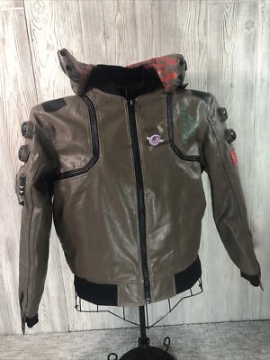 Chaqueta Cosplay Crystal Jock Samurai Hacker Bomber Hombre Mediana Detallada Paraíso Foto 1 de 4