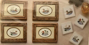 Mallard Ducks Cross Stitch Kit Comes With 2 Wood Frames Vintage Mary Maxim - Picture 1 of 2