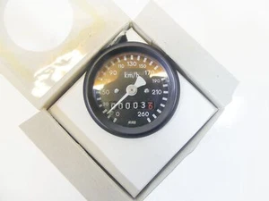 MMB Speedometer 260 KM/H Mechanical Ø48mm Black/Black MM2014 - Picture 1 of 4