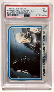 Star Wars Empire Strikes Back 1980 #181 Vader and a Bounty Hunter PSA 7 casi nuevo - Imagen 1 de 2