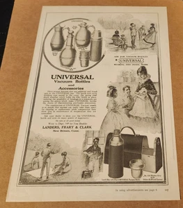 1917 UNIVERSAL VAKUUMFLASCHEN UND ZUBEHÖR ANZEIGE! - Bild 1 von 1