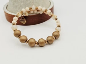 Alex & Ani " Enigma " Gold Wash Vintage 66 Beaded Wrap Bracelet ✨️⭐️⭐️ - Picture 1 of 13