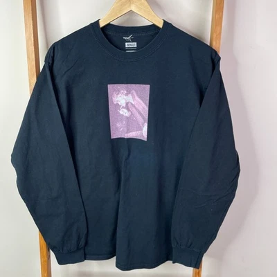 Kurt Cobain Maiden Noir MN07 Packin'/Smokin' Shirt Mens Medium Black Long Sleeve - Image 1 of 4