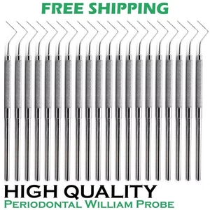 Sondas periodontales dentales Perio William Probe instrumentos recubiertos de color - Imagen 1 de 6