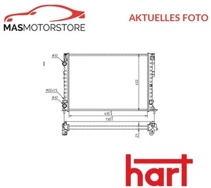 KÜHLER WASSERKÜHLER MOTORKÜHLER HART 605 979 H NEU OE QUALITÄT - Bild 1 von 7