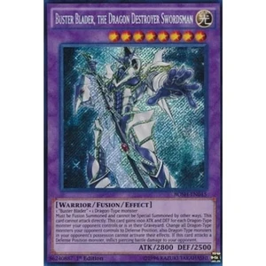 Yugioh Buster Blader The Dragon Destroyer Swordsman BOSH-EN045 1st Secret (NM) - Picture 1 of 1