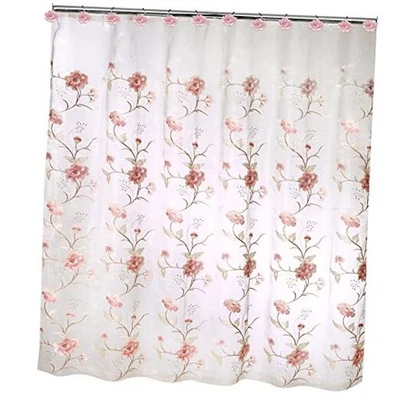  Cortina de ducha Dublin Rose Collection beige  Foto 1 de 3