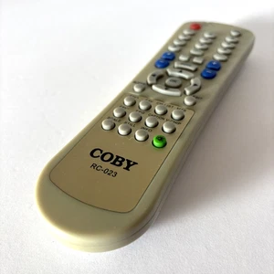 Control remoto COBY RC-023 OEM original genuino de fábrica probado y funcionando - Imagen 1 de 8