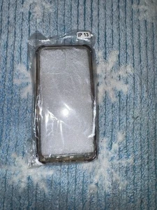 For iPhone 13 Case Clear Silicone Case Cover - Photo 1 sur 2