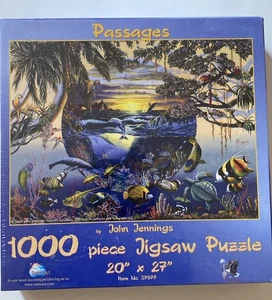 NUOVO puzzle sigillato Suns Out 1000 pezzi - passaggi - vita marina tropicale - Foto 1 di 3
