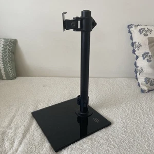 Black glass base - Motion Monitor Stand Arm swivel/tilt - Afbeelding 1 van 9