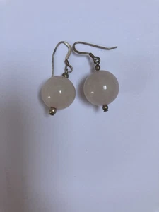 Rose Quartz Earrings - Picture 1 of 1