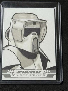 2020 Topps Star Wars Masterwork Sketch Card John Bruce 1/1 - Picture 1 of 2