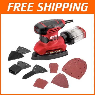 Lixadeira de detalhes de acabamento fino com folha de lixa de 12 peças - Imagem 1 de 4