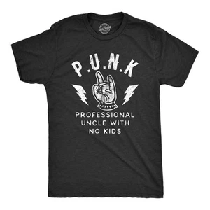 Camiseta Para Hombres Punk Profesional Tío No Niños Divertida Acrónimo Sarcástico Gráfico - Imagen 1 de 7