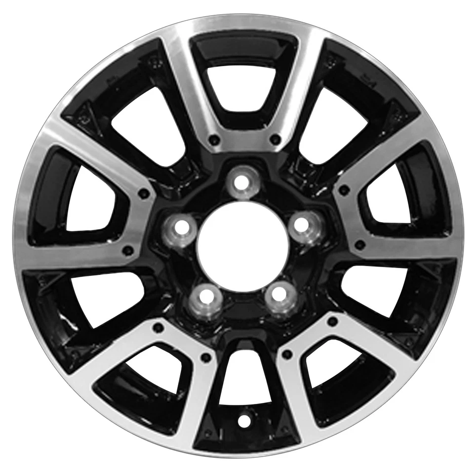 Rueda negra mecanizada 18x8 reacondicionada para Toyota Tundra 2014-2021 4P 560-75157 Foto 1 de 1