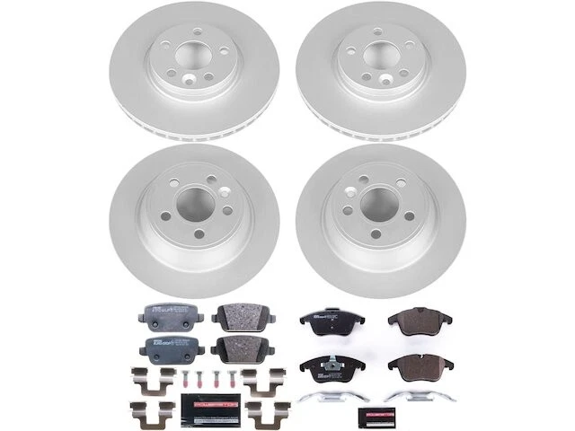 Kit de pastilha de freio dianteiro e traseiro e rotor para 2007-2008 Volvo S80 FWD ND429GD - Imagem 1 de 1