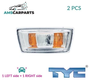 INDICATOR LIGHT BLINKER LAMP PAIR LATERAL INSTALLATION 18-0232-11-2 TYC 2PCS NEW - Picture 1 of 5