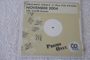 Promo Only The CD Pool UK Club Beats Nov 2004 NM USA 2 CD Set Paul Masterson - Picture 1 of 2