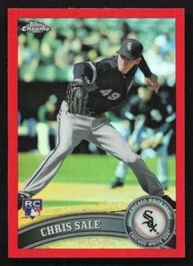 2011 Topps Chrome Chris Sale Orange Refractor RC Rookie #205 Card - Picture 1 of 2