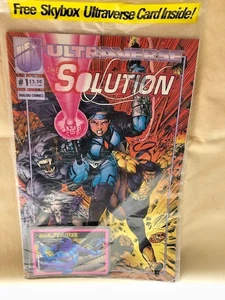 Ultraverse Comic Book The Solution #1 With Trading Card Solitaire 1993/Sealed NM - Picture 1 of 9
