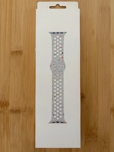 Original Apple Watch 45mm -  Pure Platinum Nike Sport Band M - Bild 1 von 2