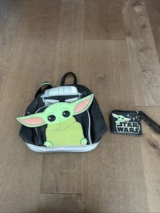 Mini Mochila Bolso de Hombro Disney Star Wars Baby Yoda Mandalorian - Imagen 1 de 5