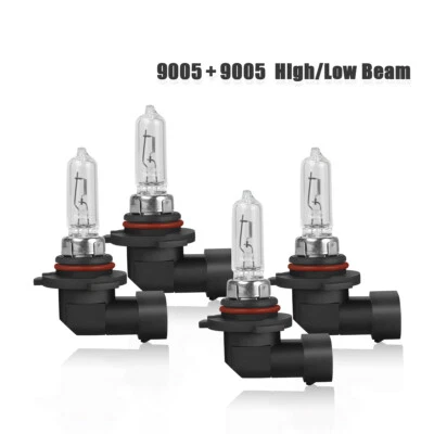 Combo de 4 bombillas faros halógenos haz alto-bajo para Lincoln Mark VIII 1993-1996 Foto 1 de 4