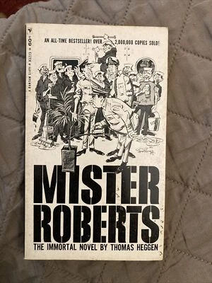 War Humor Vintage Pb, Mr Roberts by Heggen, Bantam Book H3223, 1966, VG Foto 1 de 4