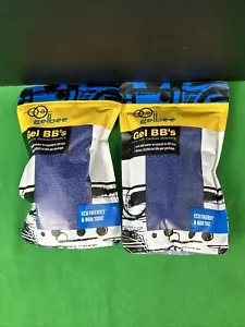 2 PK Gelbee 20,000 Each Gel BB's for Gel Blasters Blue Eco Friendly Non Toxic - Picture 1 of 2