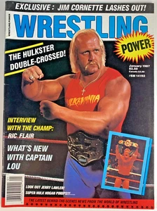 WRESTLING POWER 1/87 Ric Flair HULK HOGAN Sgt Slaughter PAUL ORNDORFF Lou Albano - Imagen 1 de 6