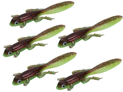 5STÜCKE Weiche Angelköder Frosch Swimbaits Weiche Silikon Köder Jig Bass Karpfen - Bild 1 von 4