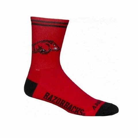 University of Arkansas Officially Licensed Multi Purpose crew length-5" Socks Cover