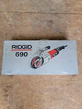 ridgid 690 threader, 1/2"-2" dies, stand, oiler, cutter