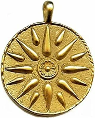 Reproduction of a LARGE Greek Macedonian Royal Pendant, From our Museum Store - Изображение 1 из 3