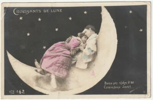 LUNA - MOON - FANTASY - CROISSANTS DE LUNE - VIAGG. -49653- - Picture 1 of 1