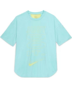 New Nike Dri-FIT Big Girls Short-Sleeve Training Shirt - Large - Picture 1 of 2