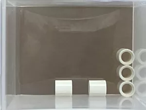 LEGO Parts - White Technic, Liftarm Thick 1 x 1 (Spacer) - No 18654 - QTY 5 - Picture 1 of 1
