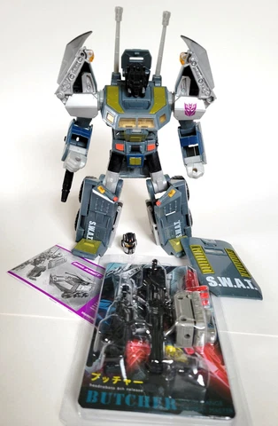 Transformers Onslaught Ultra w/ Butcher Upgrade kit universe Hasbro 2008 Cover
