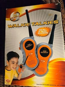 Walkie Talkie's - Radios de 2 vías Kids Quest - Nuevo en caja - Sin abrir - Imagen 1 de 3