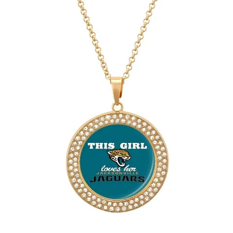 This Girl Loves Her Jacksonville Jaguars Necklace Women Jewellery ,fans Gift Cover