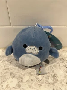 New Squishmallow Clip Manatee Maeve - Picture 1 of 2