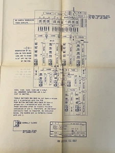 1988 IBM RESEARCH VME FRONT PANEL ORIGINAL BLUEPRINT EXPLORATORY STORAGE DEVICES - Picture 1 of 7