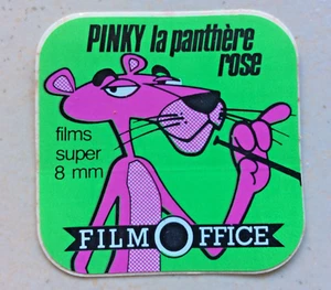 PANTHERE ROSE autocollant sticker FILM SUPER 8 BLAKE EDWARDS The Pink Panther - Photo 1/2