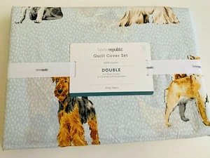 H R Dog Days Double Quilt Cover Set BNIP RRP $139.99 - Bild 1 von 4