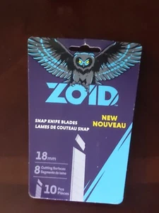 New ZOID 18mm Snap Knife Blades w/8 Cutting Surfaces Utility Blades See Photos - Picture 1 of 5