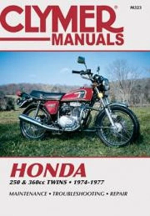 Manual de servicio y reparación Clymer M323 para modelos gemelos Honda 250-360cc Foto 1 de 1