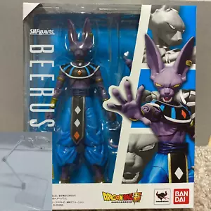 Bandai S.H. "Figura de acción Figuarts Dragon Ball Super Beerus Japón ""Excelente"" - Imagen 1 de 10