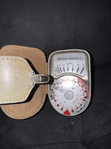 Vintage Weston Master V Universal Exposure Meter Model 748 with Case - Untested - Picture 1 of 3